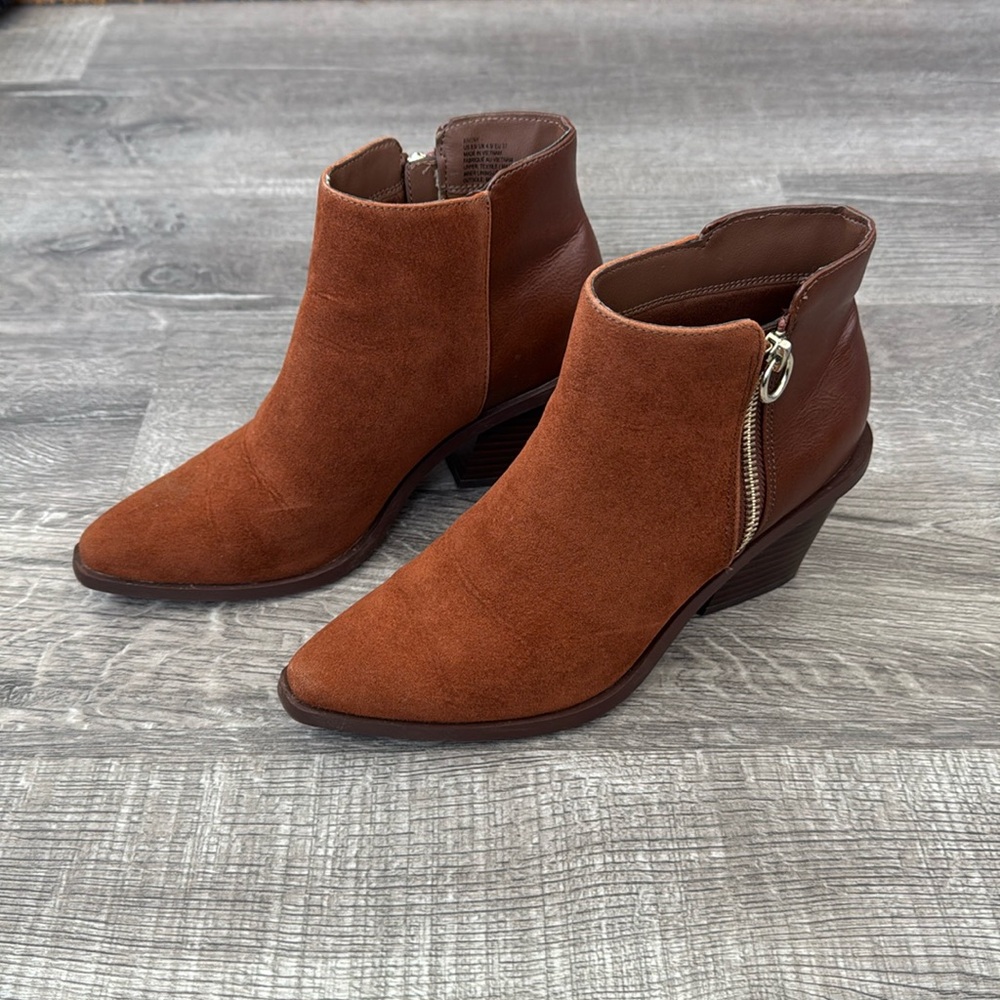 JustFab Brown Ankle Boots